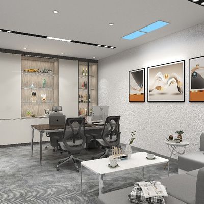 Modern 4 Person Office Furniture Table