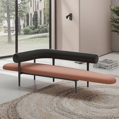 Nordic Light Luxury Backrest Chair Perfect for Office Work Designer , Coffee Shop Soft Bag Chair Simple Stool Narrow and Long Dining Stool