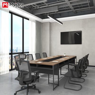 Myidea Panel Wooden Office Furniture, Computer Desk with Drawers, Simple Modern Desk That Can Be Customized