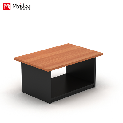 Wood Contemporary Eco-Friendly Commercial Office Plate Type Panel Table with Melamine