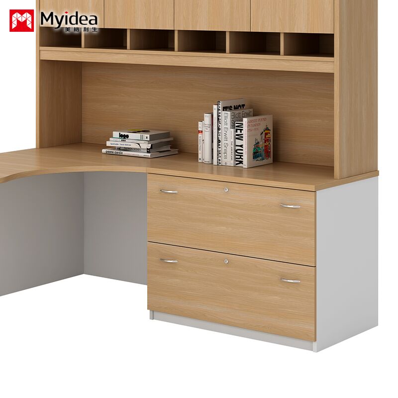 Company Storage Cabinet, Office Furniture, Two-layer Handle with Lock, File Cabinet Can Be Customized in Size