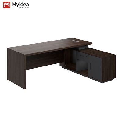 कार्यकारी कंप्यूटर डेस्क भंडारण कैबिनेट आधुनिक लकड़ी के पैनल डिजाइन टिकाऊ पर्यावरण के अनुकूल निर्माण विधानसभा की आवश्यकता है