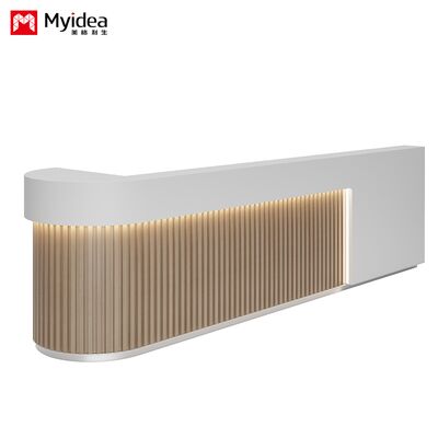 ग्रिल्ड फ्रंट डेस्क, कैश रजिस्टर और रिसेप्शन डेस्क को कस्टमाइज़ किया जा सकता है